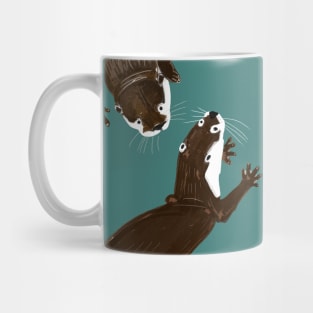 Asiatic and African clawless otter Mug